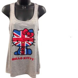 Hello Kitty Gray Red Tank Top Medium NEW NWT